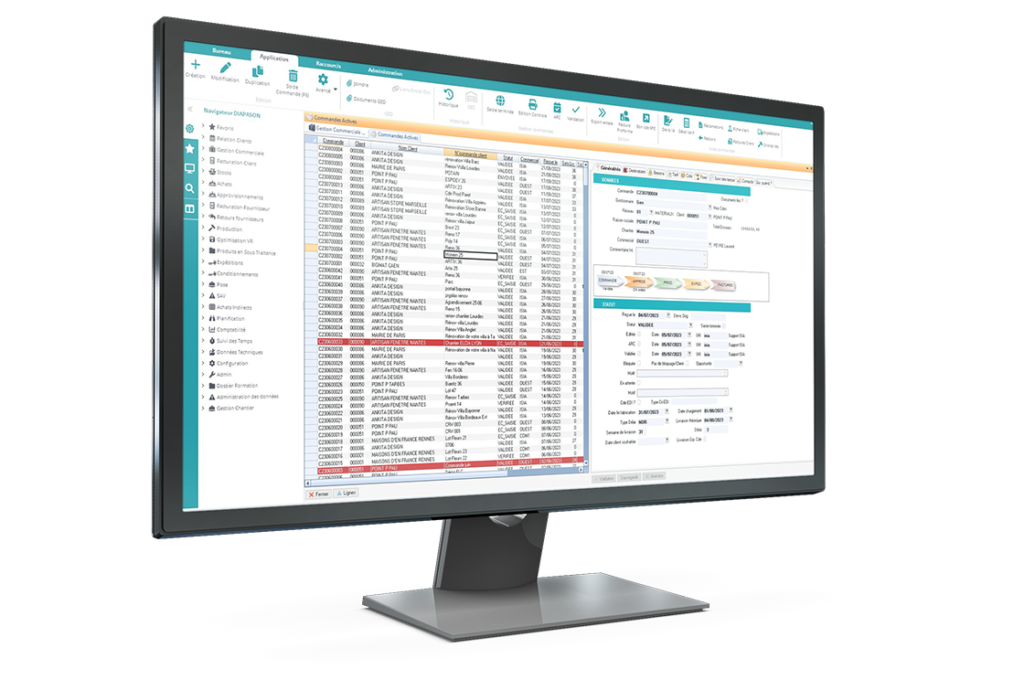 Automatiser ses process et piloter son activité avec l'ERP Menuiserie Diapason