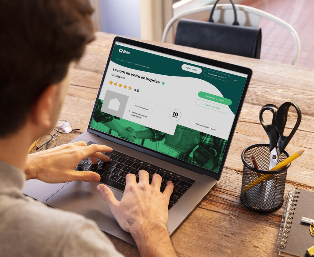 Connexion ProDevis Eldo pour gérer les avis de vos clients