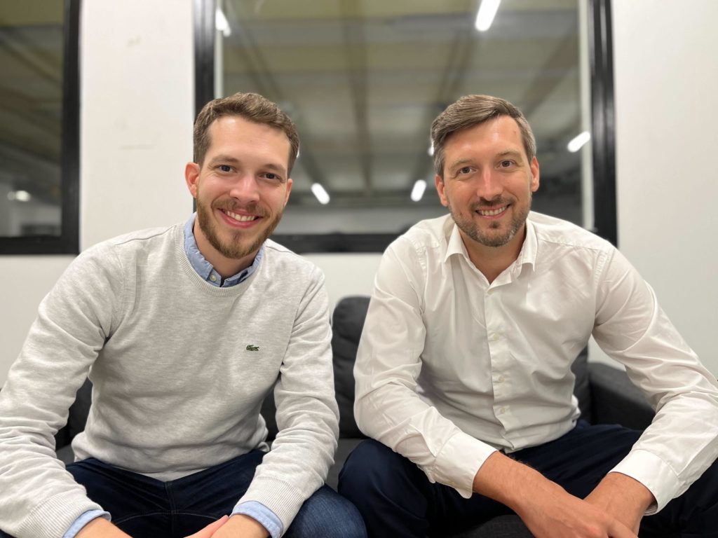 Jean-Bernard MELET (à droite) et Hugo MELET, co-fondateur d'Eldo