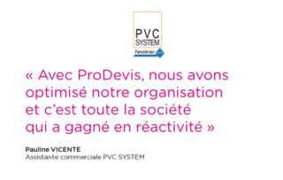 ProDevis avis Pauline VICENTE PVC SYSTEM